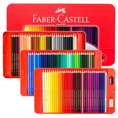 Lapices Faber Lata x 48 colores