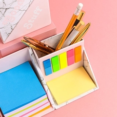 Cubo de Sticky Notes y Lapicero Mármol FW (11484) - comprar online