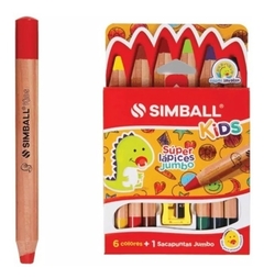 Super lápices Jumbo Simball x 6