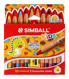 Super lápices Jumbo Simball x 10
