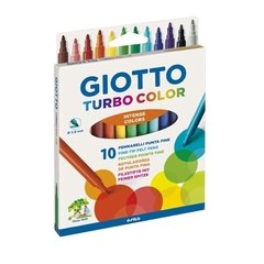 Marcadores Giotto Turbo Color x 10 (040100) - comprar online