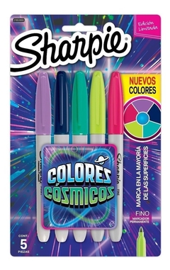 Sharpie Colores Cósmicos x 5 (8840)