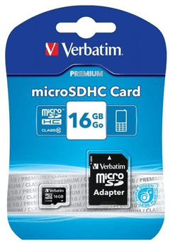 Memoria Micro SD Verbatim 16 gb
