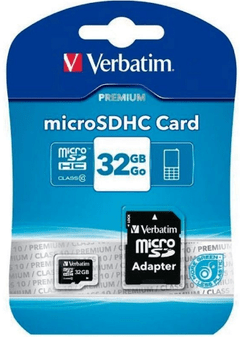 Memoria Micro SD Verbatim 32 gb (Clase 10)