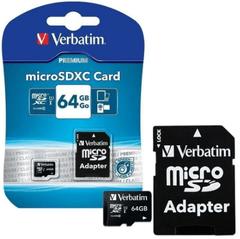 Micro SD Verbatim 64 gb