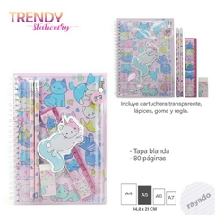 SET TRENDY STATIONERY 15136