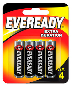 Pilas Eveready AA x 4 unid