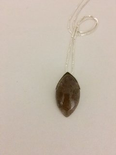 Pingente Cabochão rutilos Marrom - comprar online