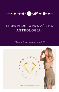 Curso ALMA LUXUOSA : Astrologia Básica para entender seu mapa!