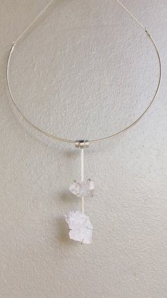 Chocker coleção Segredo | Quartzo Rosa