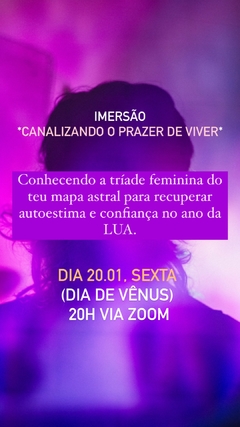 imersão CANALIZANDO O PRAZER DE VIVER