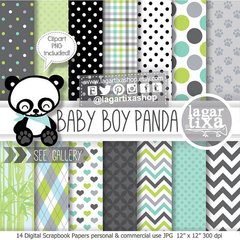 Baby Boy Panda DIGITAL