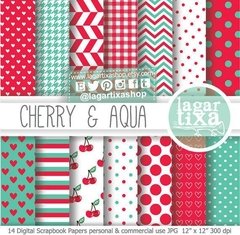 Cherry & Aqua DIGITAL