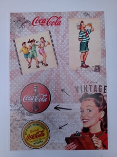 Lámina Decoupage Coca-Cola