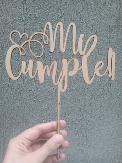 Topper Cake Mi Cumple 20 x 25 cm