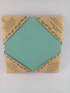 Papel para origami Aqua