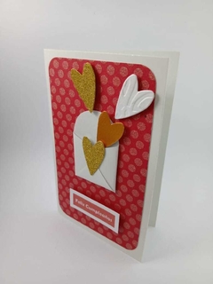 Tarjeta Sobres corazones - comprar online