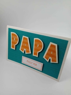 Tarjeta Letras Papá - comprar online