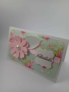 Tarjeta Flor - Pamela Flavia