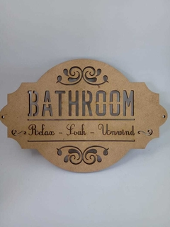 Cartel Bathroom 25 x 17 cm