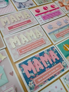 Tarjeta Letras Mamá