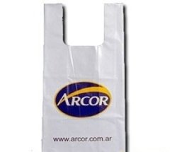 Bolsas Camiseta PEBD Medianas ARCOR 35 cm x 45 cm (PTE. x 1000 U.)