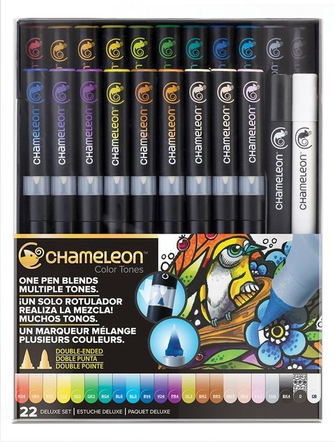 Caneta Artistica Chameleon Color Tones - Kit 20 cores