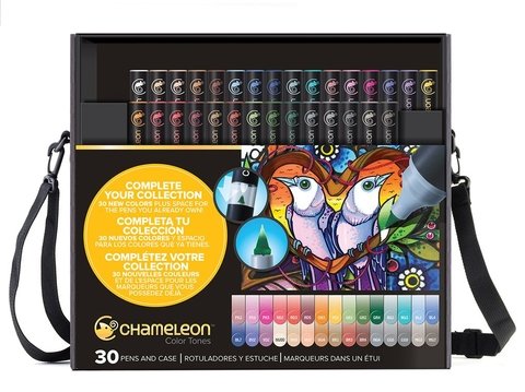 Caneta Artistica Chameleon Color Tones - Kit 30 cores