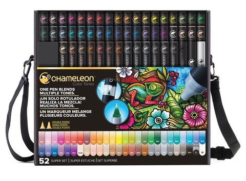 Caneta Artistica Chameleon Color Tones - Kit 52 cores