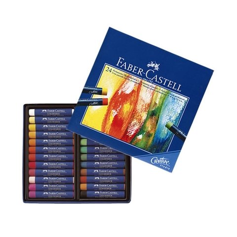 Giz Pastel Oleoso Faber-Castell - 24 cores - comprar online