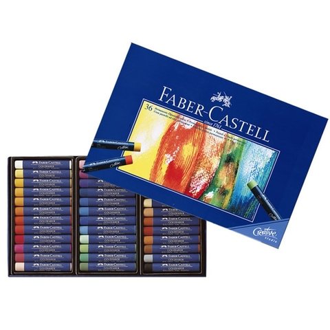 Giz Pastel Oleoso Faber-Castell - 36 cores - comprar online
