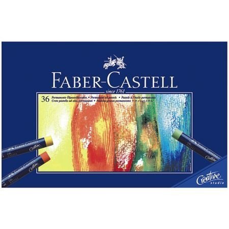 Giz Pastel Oleoso Faber-Castell - 36 cores