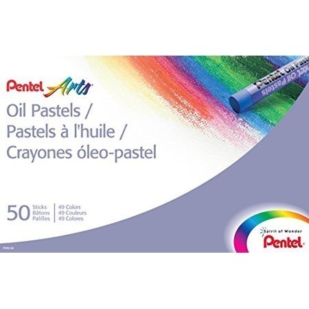Giz Pastel Oleoso Pentel - 50 cores