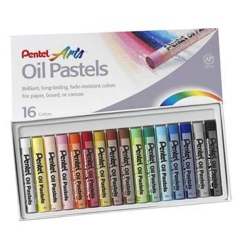 Giz Pastel Oleoso Pentel - 16 cores - comprar online