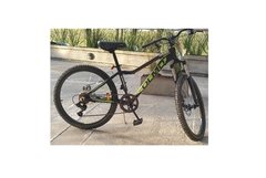 Bicicleta Olmo Safari 6v + Disc Rodado 24 Negro y Verde Niño - comprar online