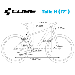 Bicicleta Cube Aim R29 2021