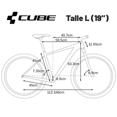 Bicicleta Cube Aim R29 2021 - comprar online