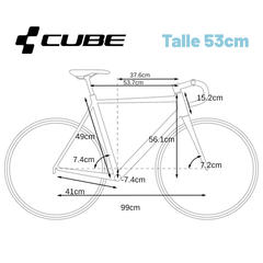 Bicicleta Cube Attain Rodado 28