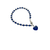 Pulsera Plata 925.- Swarovski Azul - comprar online