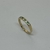 Anillo oro 18klts Medio sin Fin Swarovski Gems. - comprar online