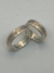 Alianzas de Plata 925 Y Oro18klt. Facetada. - comprar online