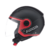 CASCO MAC BEAT GRAFICA MUSE MATT BLACK RED