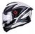 Casco Moto Mt Stinger Hummer Stark G0 Integral Blanco Brillo s