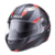 CASCO LS2 370 STRIPE MATT NEGRO/ROJO