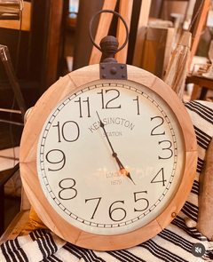 reloj 60 cm madera