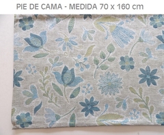 PIE DE CAMA EN TELA JAQUARD MEDIDA 70X160 CM (A2867-14)