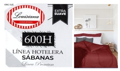 JGO SABANA 2 1/2 600 HILOS EXTRA SUAVE MICROFRIBRA 120 GRS P/COLCHON 140X190+30 CM (A8550-3H30LACRE)