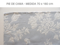 PIE DE CAMA EN TELA JAQUARD MEDIDA 70X160 CM (A2867-15)