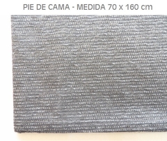 PIE DE CAMA EN CHENILLE MEDIDA 70X160 CM (A2867-1)