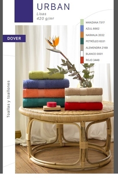 TOALLON PALETTE DOVER - 420GR - 70X135CM (A2781-2)